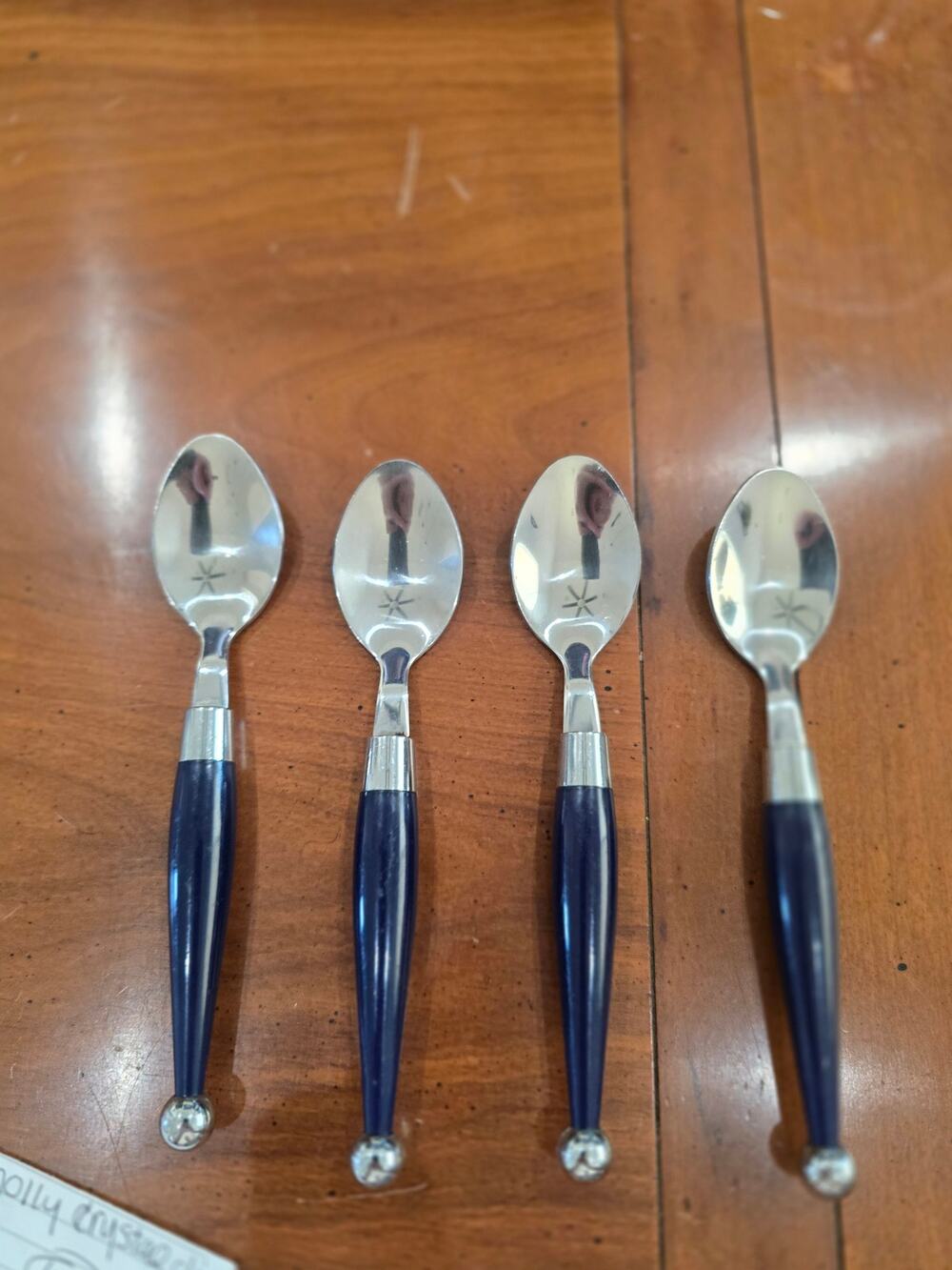 Vintage Spoons unbranded style Cambridge Fiesta set of 3 smaller size
